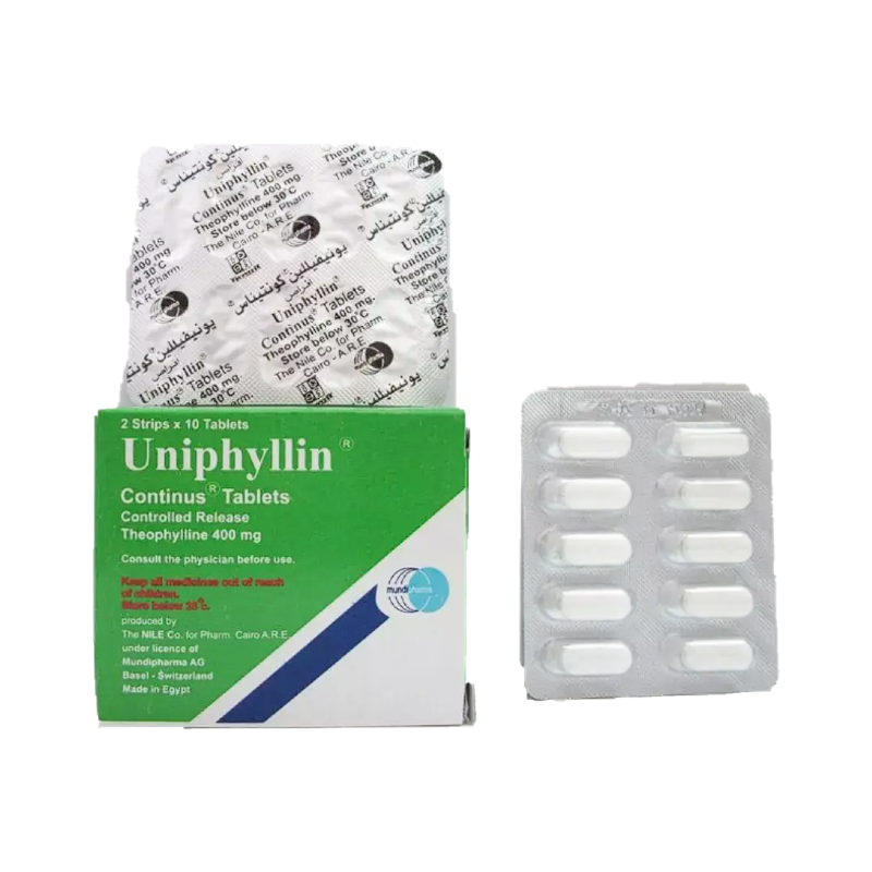 UNIPHYLLIN 400 MG 20 TABLET