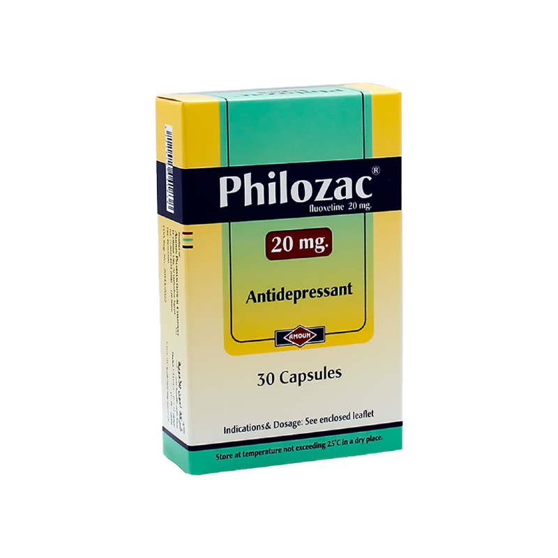 PHILOZAC 20 MG 30 CAPSULES
