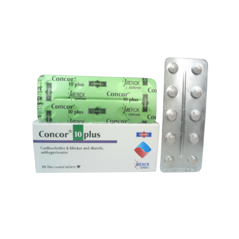 CONCOR 10 MG PLUS 30 TABLET