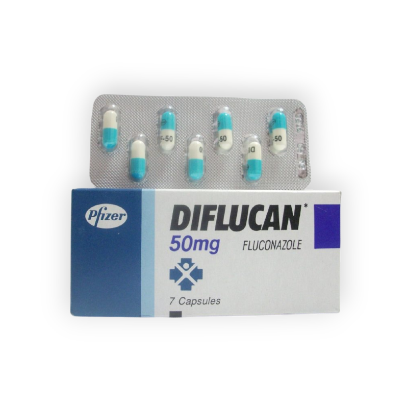 DIFLUCAN 50 MG 7 CAPSULES