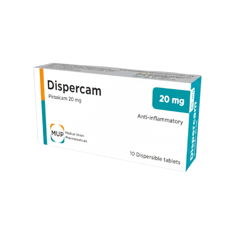 DISPERCAM 20 MG 10 TABLET