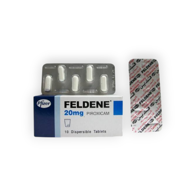 FELDENE 20 MG 10 DISP TABLET