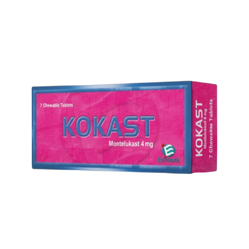 KOKAST 4 MG 7 TABLET