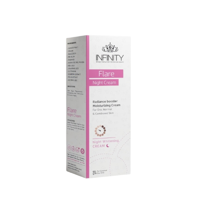 INFINITY FLARE NIGHT WHITENING CREAM 60 GM