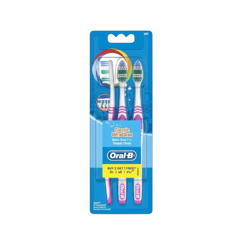 ORAL B CLASSIC 40 MEDIUM 2+1FREE