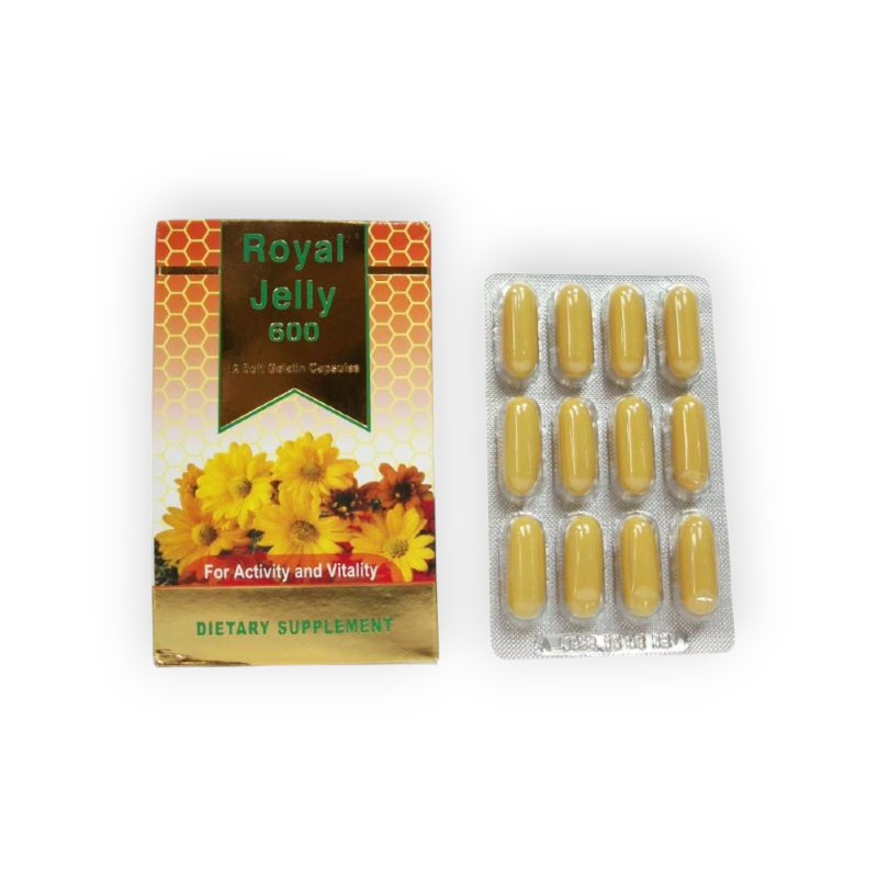 ROYAL JELLY 600 MG 12 CAPSULES
