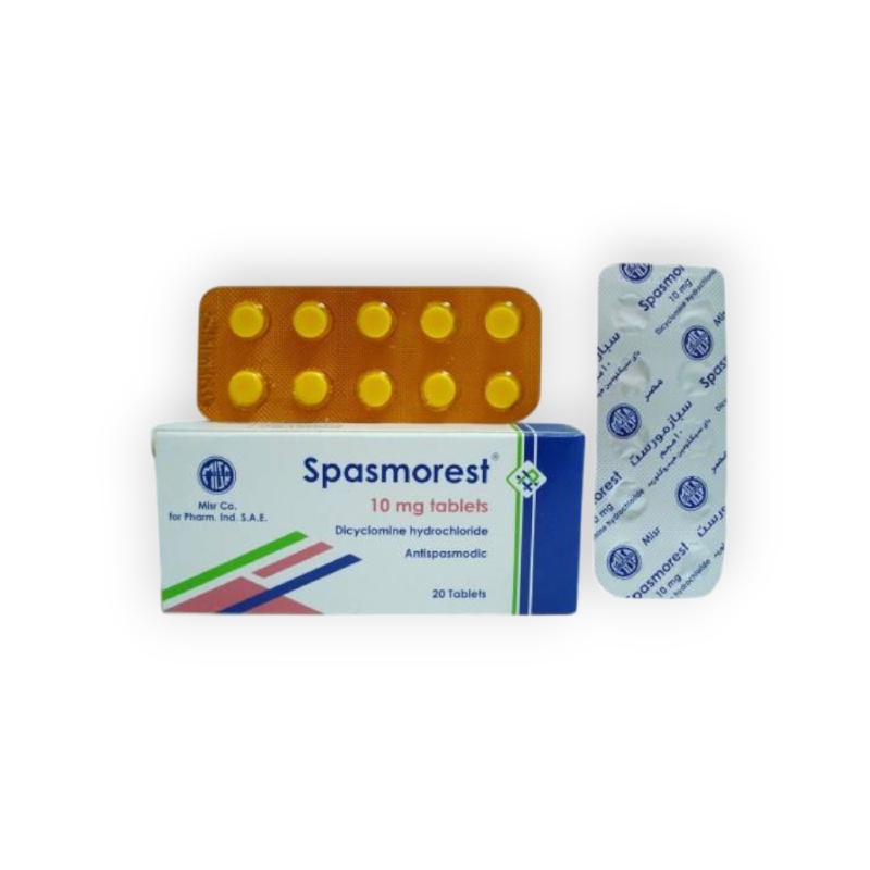 SPASMOREST 10 MG 20 TABLET