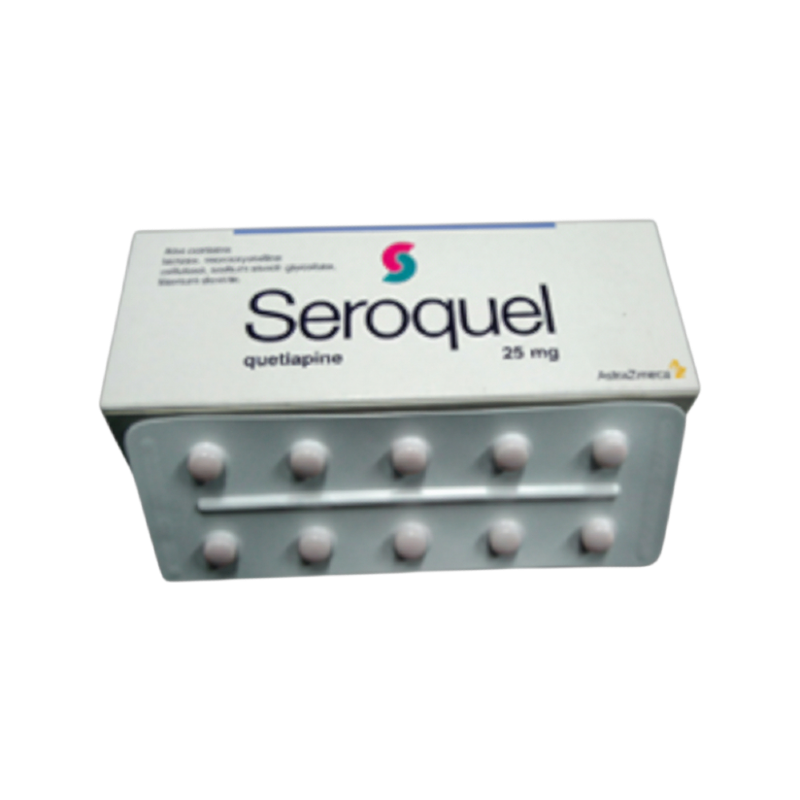 SEROQUEL 25 MG 10 TABLET
