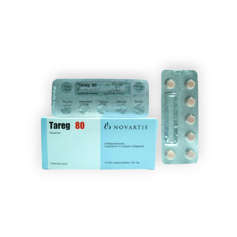 TAREG 80 MG 14 CAPSULES