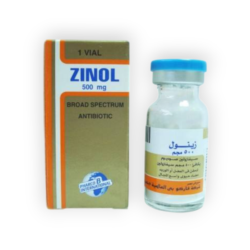 ZINOL 500 MG 1 VIAL