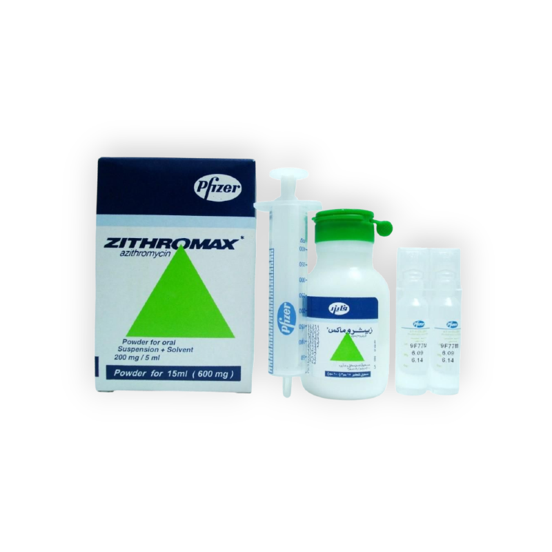 ZITHROMAX 600 MG SUSPENSION 15 ML