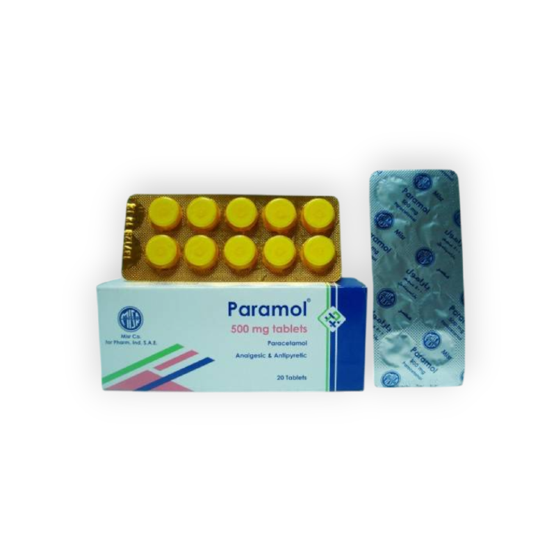PARAMOL 500 MG 20 TABLET