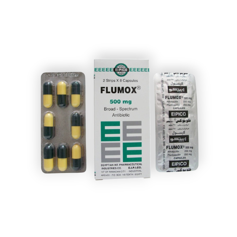 FLUMOX 500 MG 16 CAPSULES