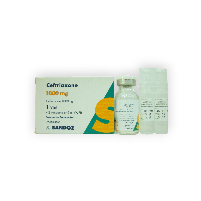 CEFTRIAXONE 1 GM I.V VIAL