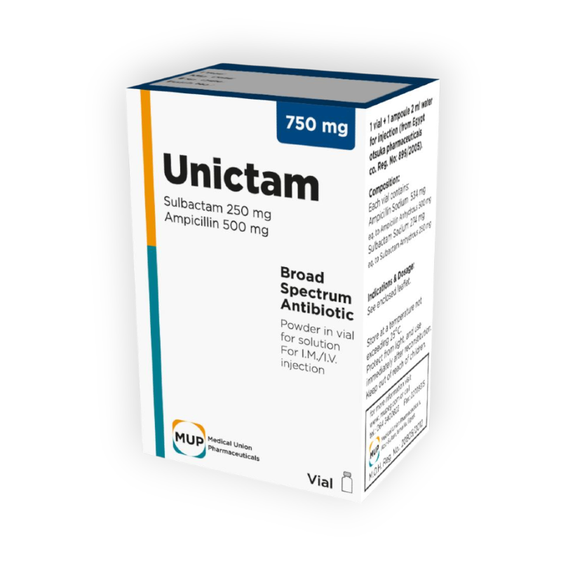 UNICTAM 750 MG VIAL
