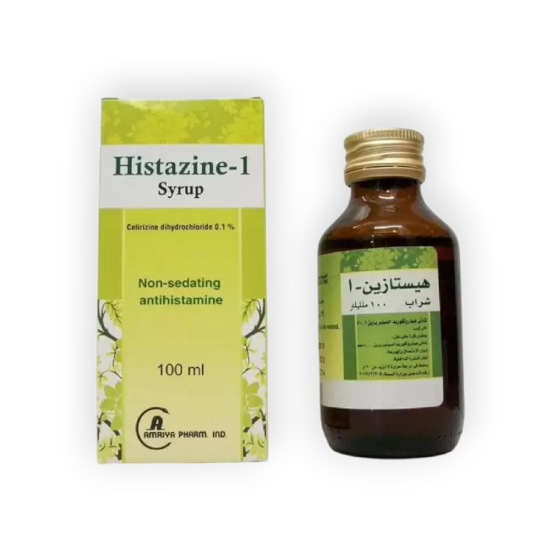 HISTAZINE-1 SYRUP 100 ML