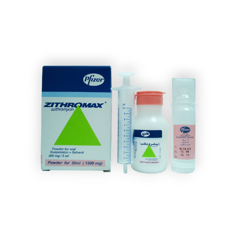 ZITHROMAX 1200 MG SUSPENSION 30 ML