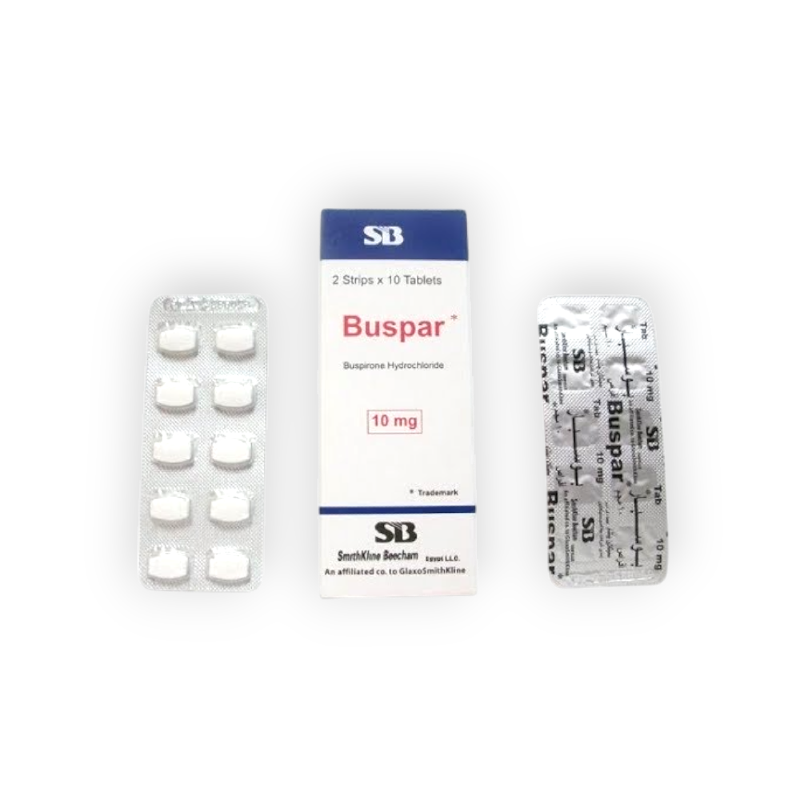 BUSPAR 10 MG 20 TABLET