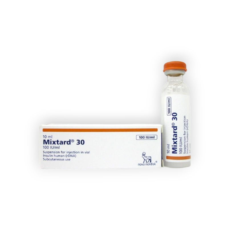 MIXTARD 100U VIAL 10ML