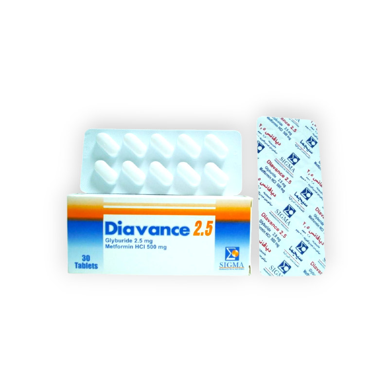 DIAVANCE 2.5 MG 30 TABLET