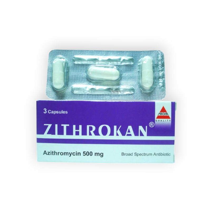 ZITHROKAN 500 MG 3 CAPSULES