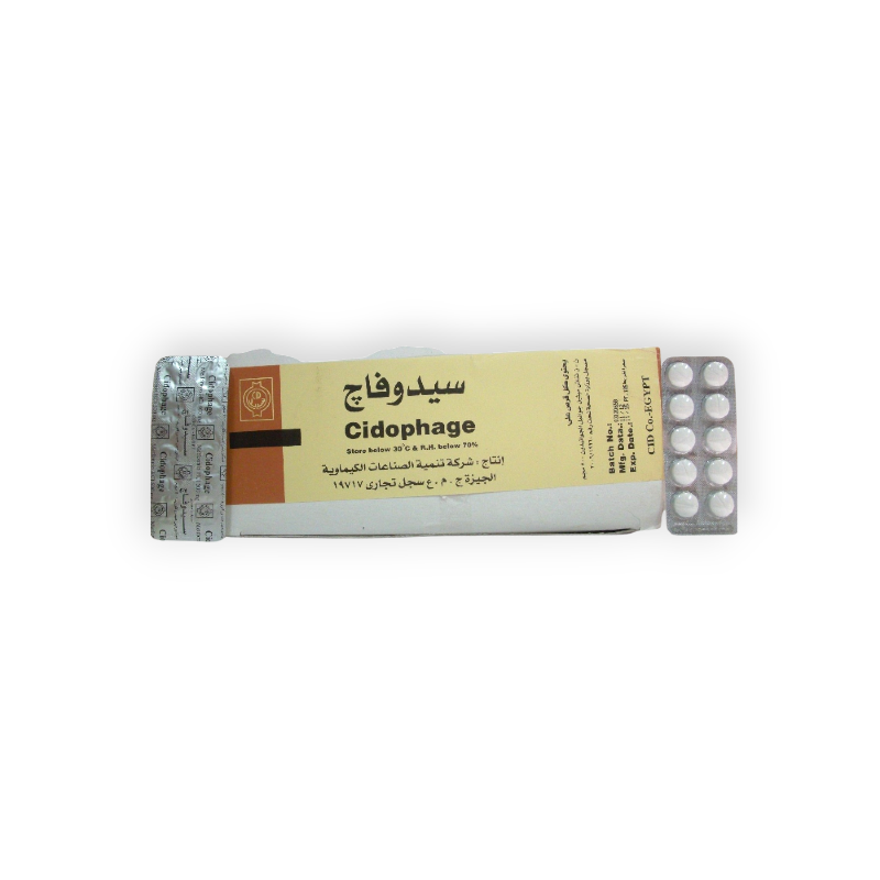 CIDOPHAGE 500 MG 10 TABLET