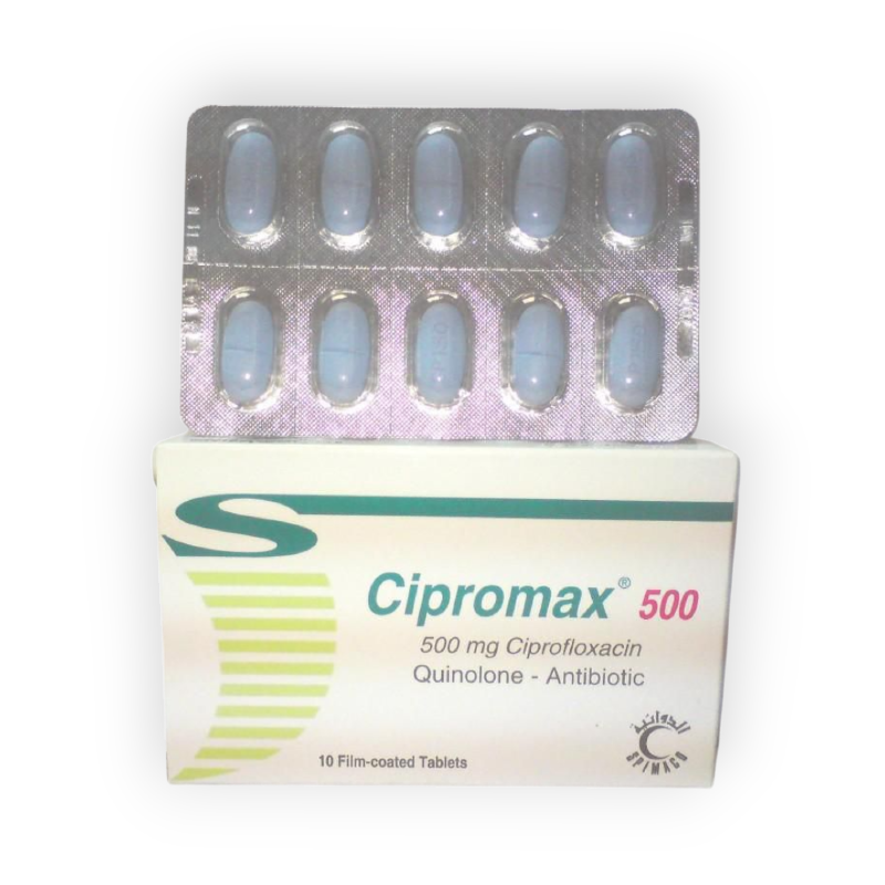CIPROMAX 500 MG 10 TABSULES