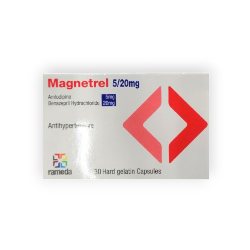 MAGNETREL 5 / 20 MG 30 CAPSULES