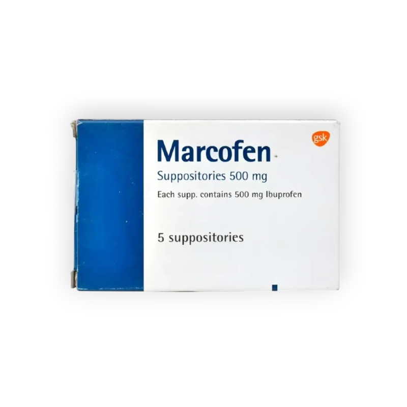 MARCOFEN 500 MG 5 SUPPOSITORIES