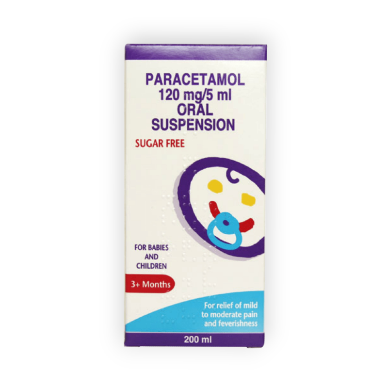 PARACETAMOL 120 ML SUSPENTION