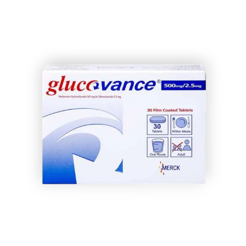GLUCOVANCE  2.5 / 500 MG 30 TABLET