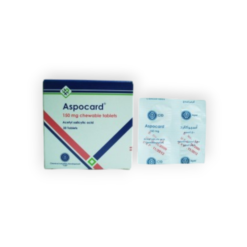ASPOCID  150 MG  20 CHEW TABLET