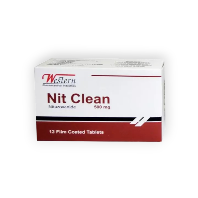 NIT CLEAN 500 MG 12 TABLET
