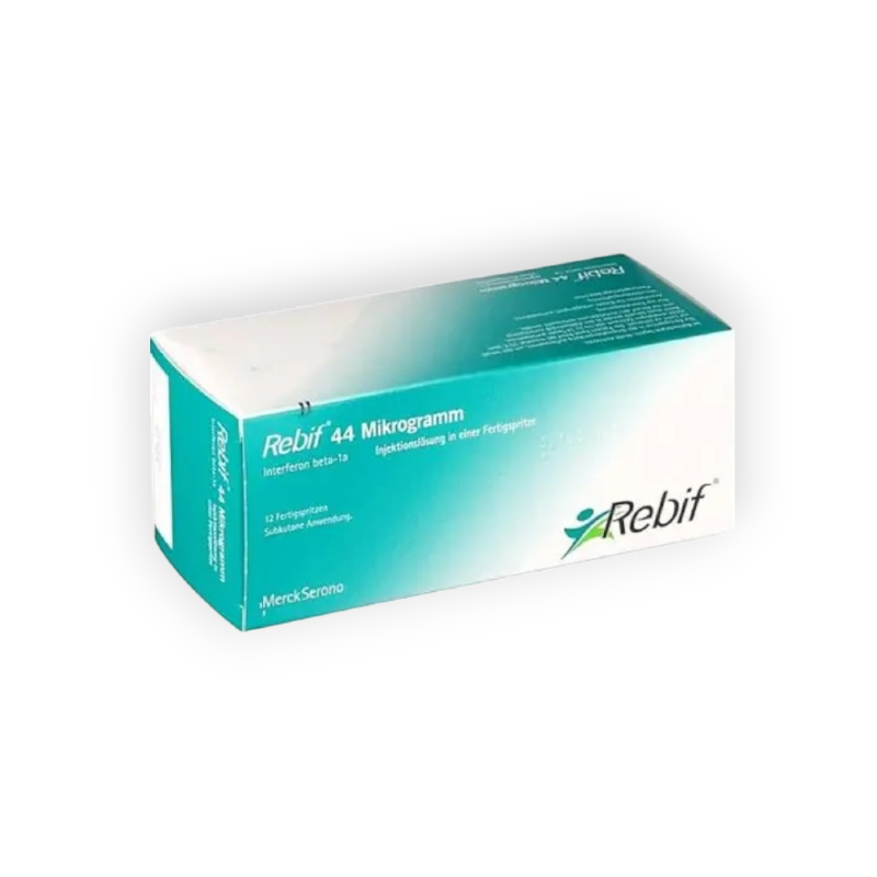 REBIF 44 MICROGRAMS 12 SYRINGES
