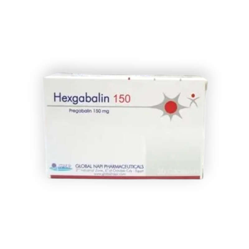 HEXGABALIN  150 MG 30 CAPSULES