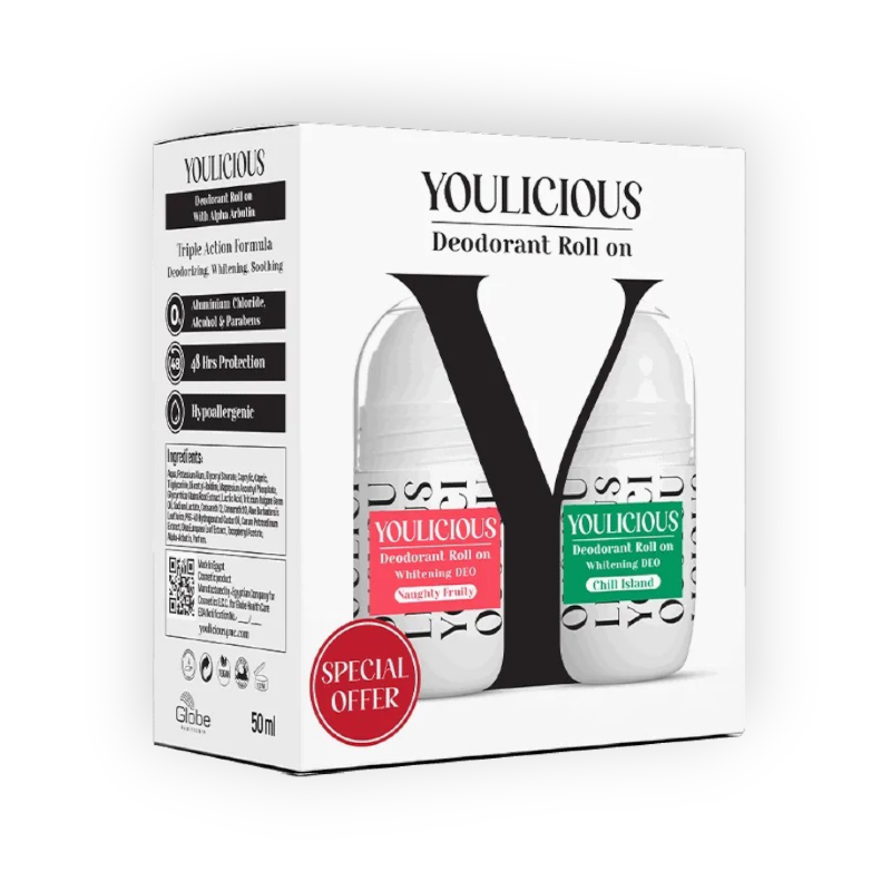 YOULICIOUS DEOD ROLL-ON (FRUITY&CHILL ISLAND) 1+1 50ML