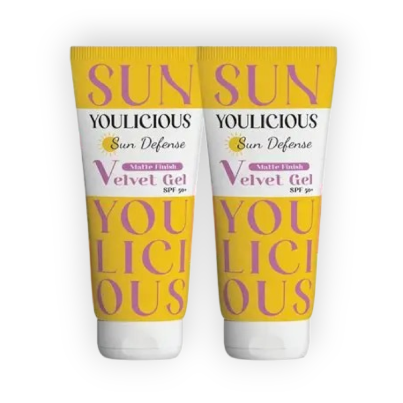 YOULICIOUS SUN VELVET GEL SPF50 40ML 1+1OFFER