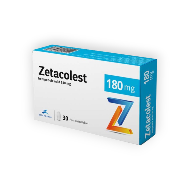 ZETACOLEST 180 MG 30 CAP سعر جديد