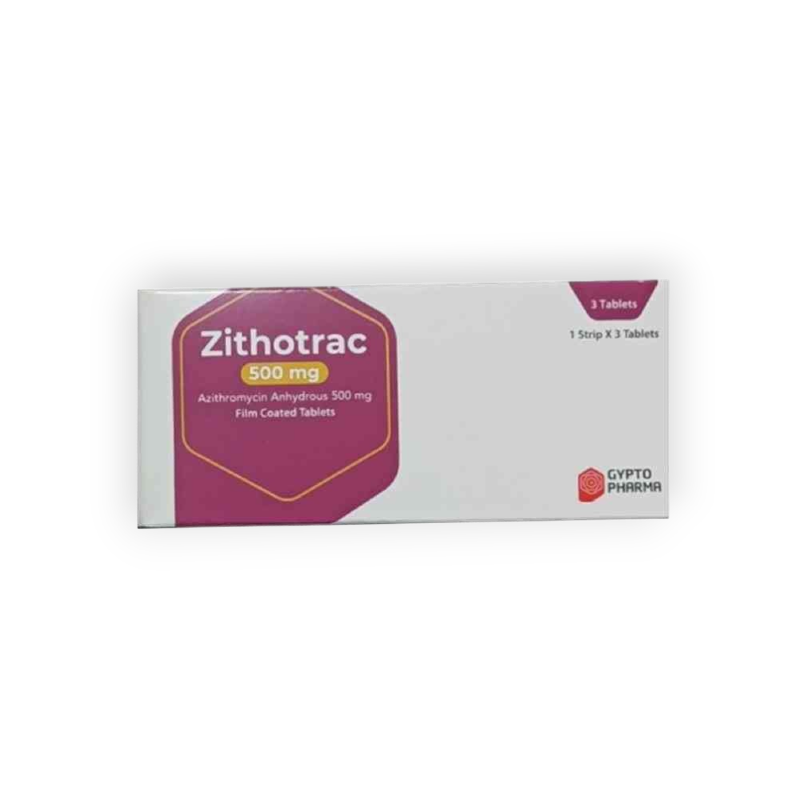 ZITHOTRAC 500 MG 3 TAB
