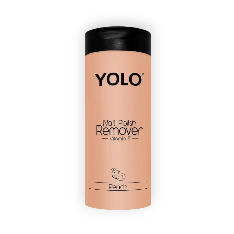 YOLO NAIL POLISH REMOVER PEACH 135ML