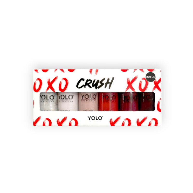 YOLO NAIL POLISH (CRUSH) SET 6PCS