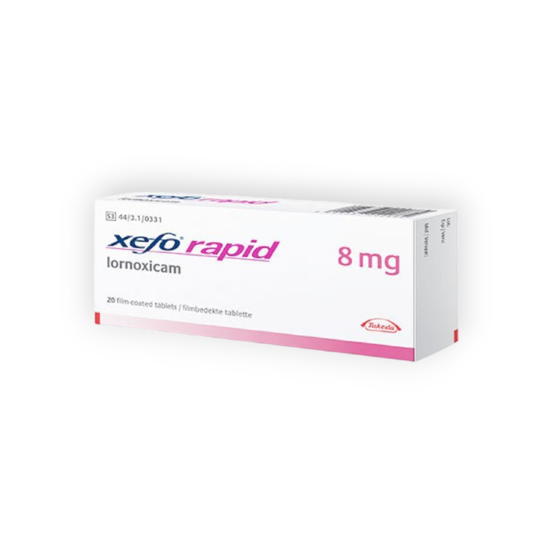 XEFO RAPID 8 MG  20 TAB