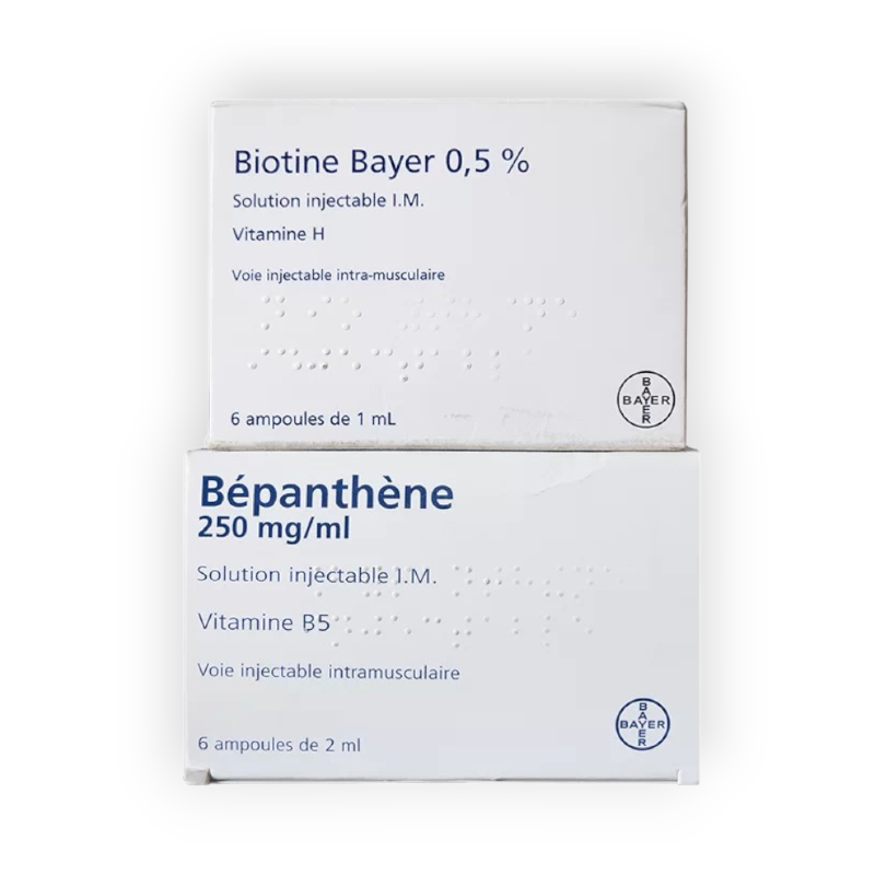 BIOTINE +  BEPANTHENE  6+ 6AMP
