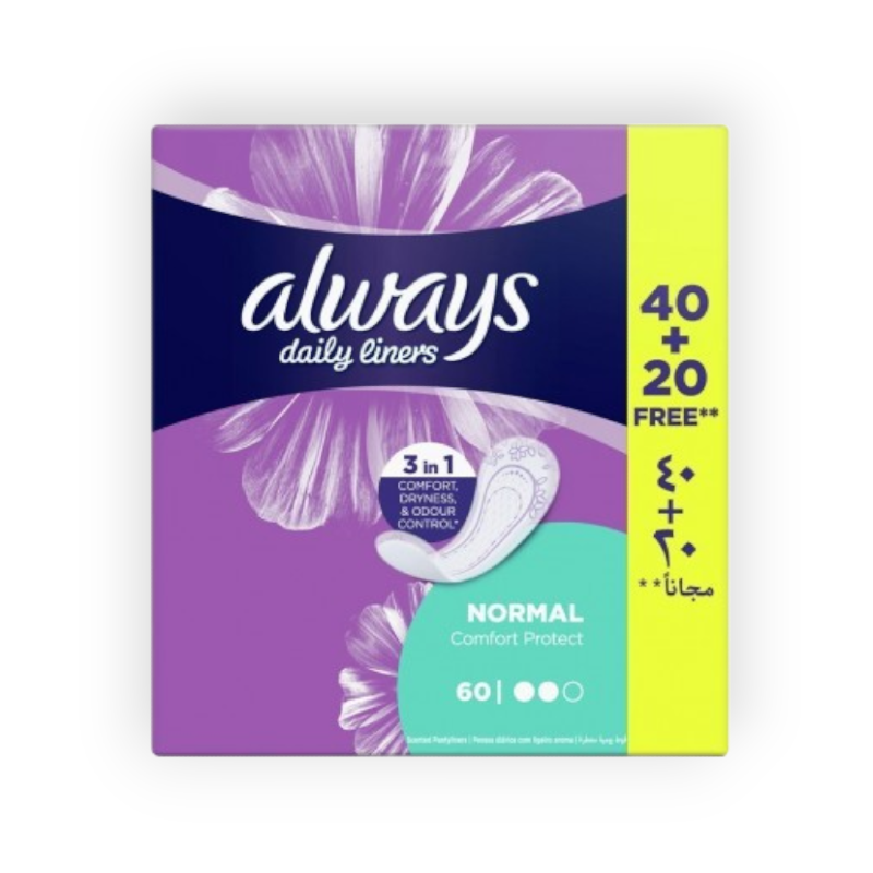 ALWAYS EVERYDAY COMFORT PRO (NORMAL)40+20PCS(46121