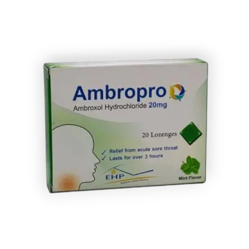 AMBROPRO 20 LOZENGES MINT FLAVOR