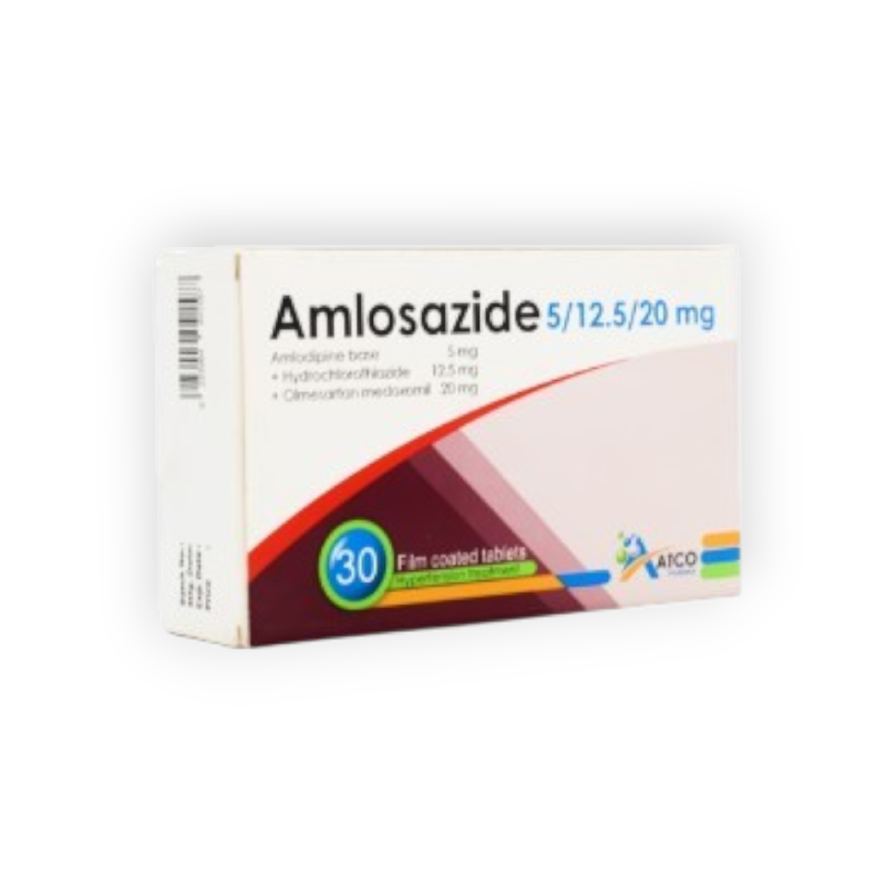AMLOSAZIDE 5   12.5   40 MG 30 TAB  س ج