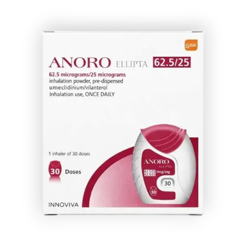 ANORO ELLIPTA 62.5 25MGG 30 D