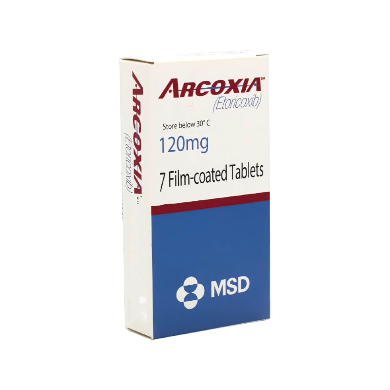 ARCOXIA  120 MG 7 TAB سعر جديد