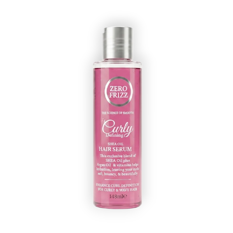 ZERO FRIZZ CURLY DEFINING HAIR SERUM SHEA OIL 148ML