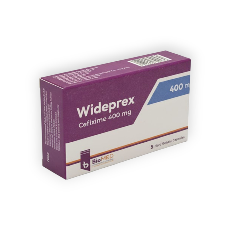 WIDEPREX 400 MG 5 CAPS
